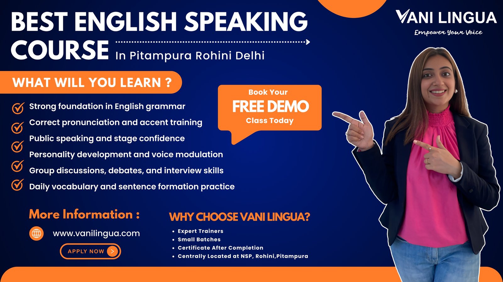 Best English Speaking Course in Pitampura